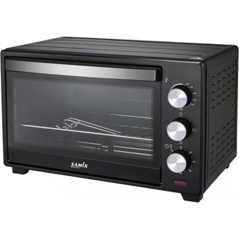 فرن كهربائي سامكس SNK-A30A3-L سعة 30 لتر قدرة 1500 واط لون أسود
