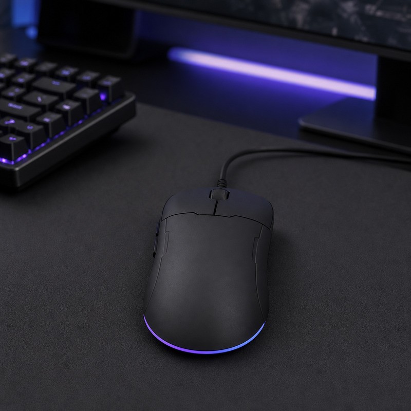 ماوس ألعاب شاومي Gaming Mouse Lite GL BHR8869GL سلكي بإضاءة RGB لون أسود