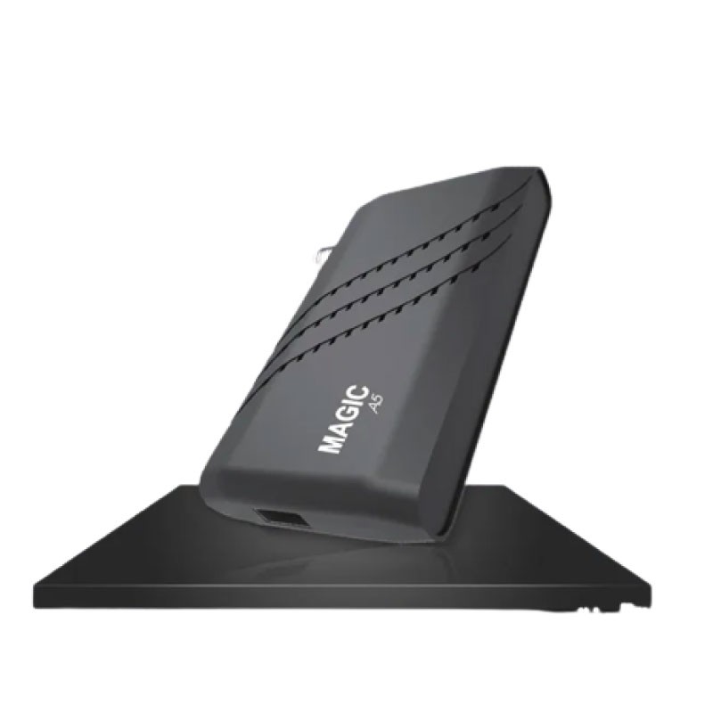 ريسيفر ماجيك MAGIC-A5 بدقة 4K مع 10 اشتراكات IPTV لون أسود