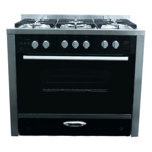 فرن غاز يونيون إير فانتوم CC511-C6090SS مقاس 90 سم مع 5 شعلات لون ستانلس ستيل