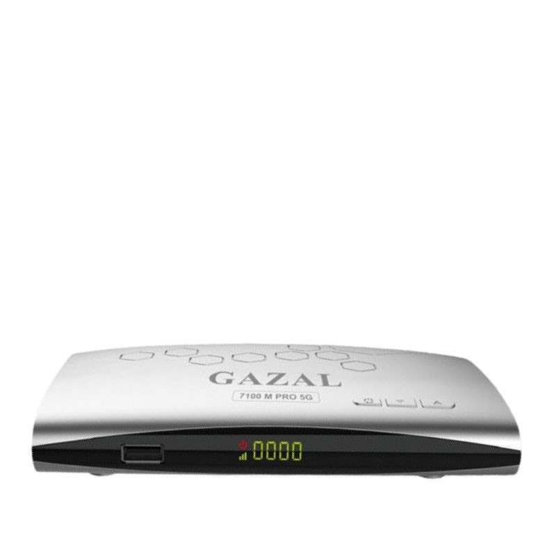 ريسيفر غزال 7100F CALSS 5G بدقة 4K لون أسود
