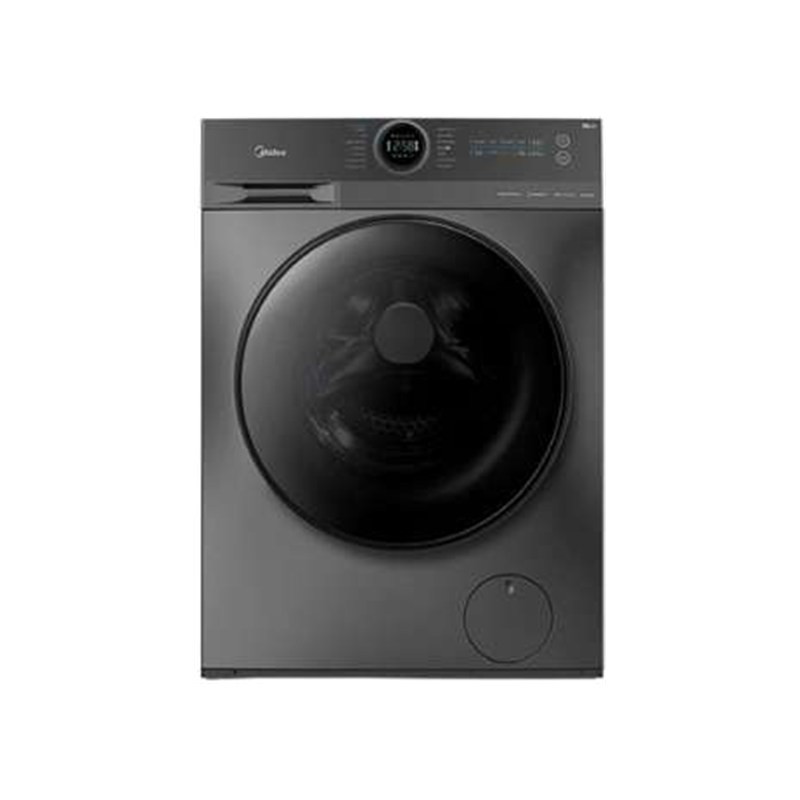 غسالة ميديا MF200W120WB سعة 12 كيلو سرعة عصر 1400 دورة/دقيقة طاقة A+++ لون رمادي