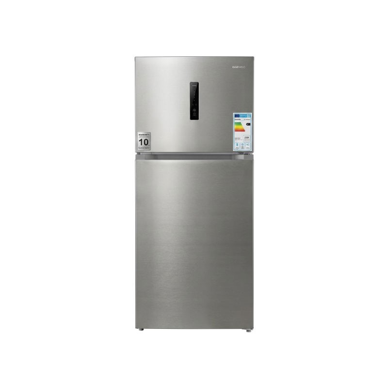 ثلاجة دايو DE-TMF505 سعة 410 لتر لون ستانلس ستيل
