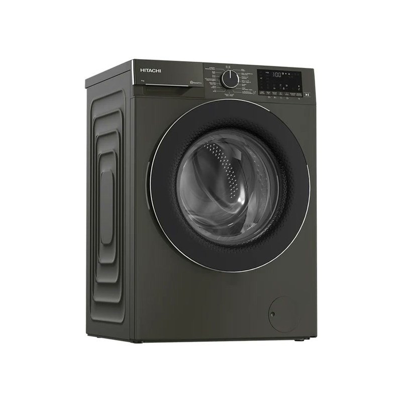 غسالة هيتاشي BD-90KVRM سرعة عصر 1600 دورة/دقيقة طاقة A+++ لون أسود
