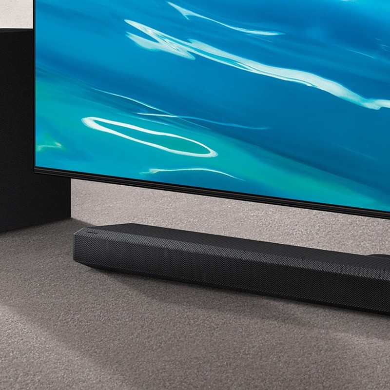 ساوند بار سامسونج HW-Q700A بنظام صوت 3.1.2 قناة وقدرة 330 واط مع مضخم صوت لاسلكي