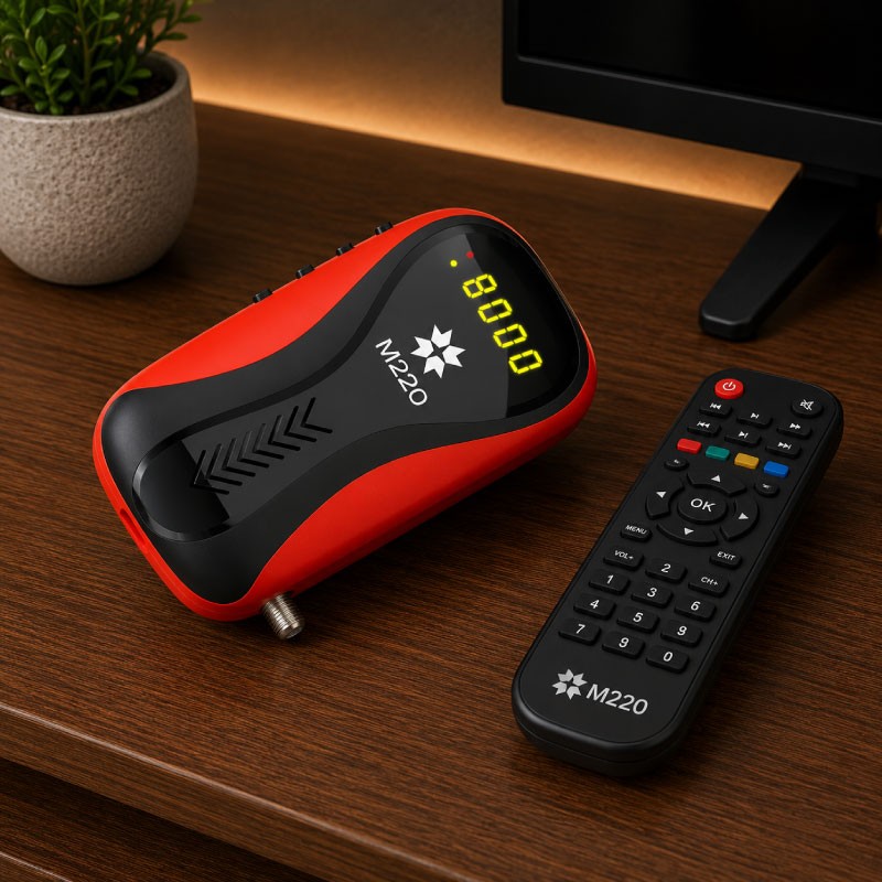 ريسيفر ميديا ستار M220 بدقة Full HD 1080P لون أسود