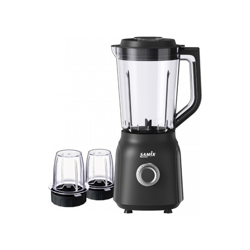 خلاط سامكس SNK-LB6030DB سعة 1.5 لتر قدرة 600 واط لون أسود/سلفر