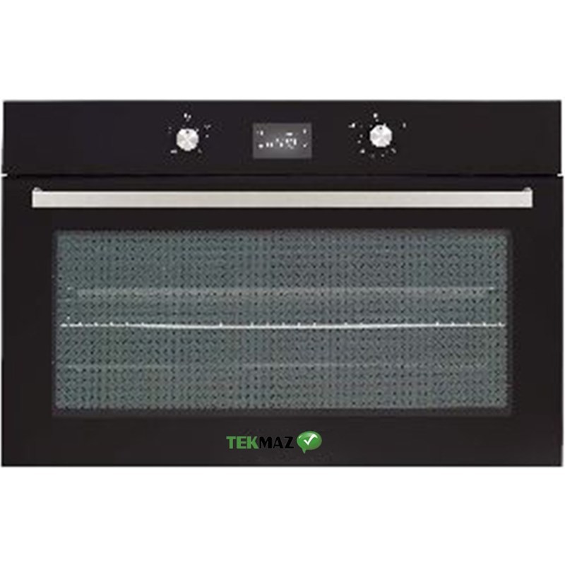 فرن تكماز NAS-BBOFG90 مقاس 90 سم لون أسود