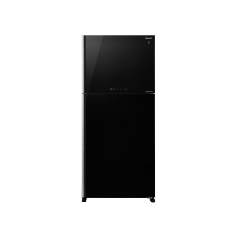 ثلاجة شارب SJ-GT820S-MB1 بتقنية J-Tech Inverter سعة 637 لتر نوفروست لون زجاج أسود
