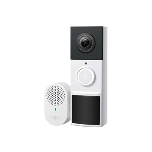 جرس باب فيديو ذكي Tapo D210 بدقة 2K 3MP لون أسود