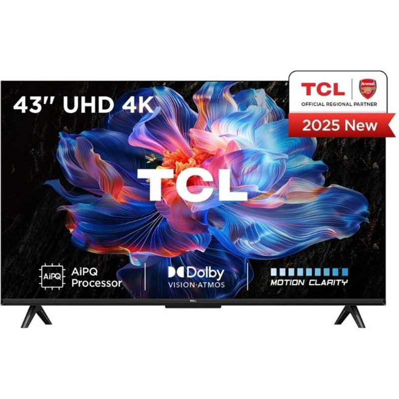 شاشة تي سي إل TCL43V6C دقة 4K UHD