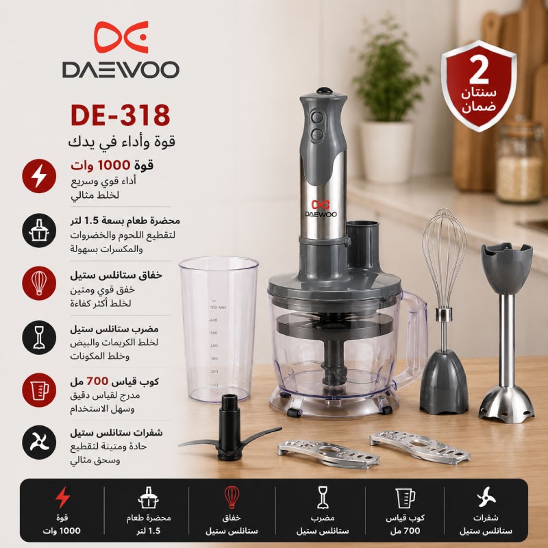 خلاط عامودي دايو DE-318